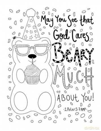 Birthday Blessings: A Wonderful Word Coloring Book [KSIĄŻKA]