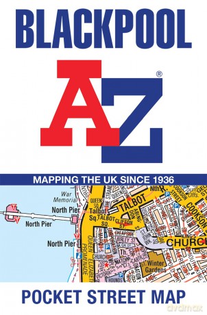 Blackpool A-Z Pocket Street Map - A-Z Maps [KSIĄŻKA]