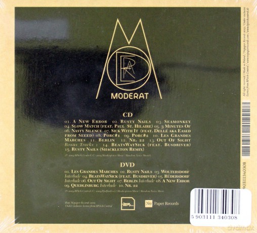 Moderat: Moderat (Limited Edition) [CD]+[DVD]