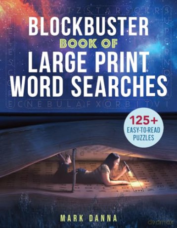 Blockbuster Book of Large Print Word Searches - Mark Danna [KSIĄŻKA]