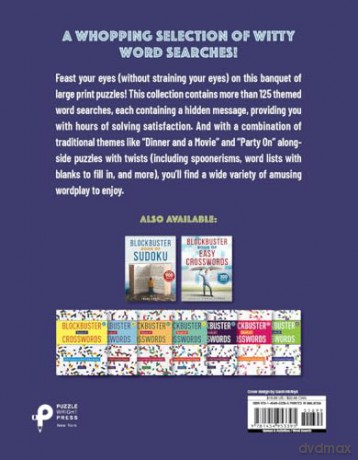 Blockbuster Book of Large Print Word Searches - Mark Danna [KSIĄŻKA]