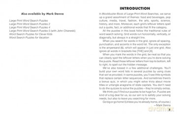 Blockbuster Book of Large Print Word Searches - Mark Danna [KSIĄŻKA]