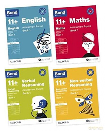 BOND 11+ English, Maths, Non-verbal Reasoning, Verbal Reasoning: Assessment Papers: 10-11 Years Bundle - Sarah Lindsay [KSIĄŻKA]