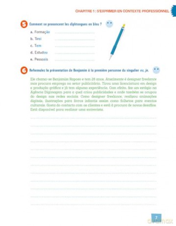 Cahier Exercices Portugais Niveau Intermédiaire: 190 exercices corrigés - L Valente Pires [KSIĄŻKA]