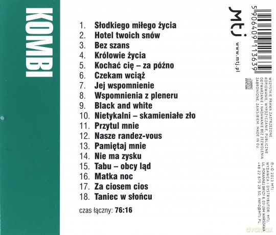 Kombi: Kolory Muzyki [CD]