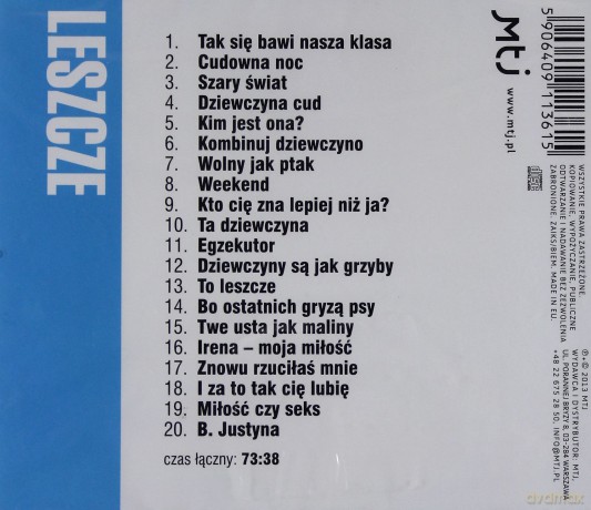 Leszcze: Kolory Muzyki [CD]
