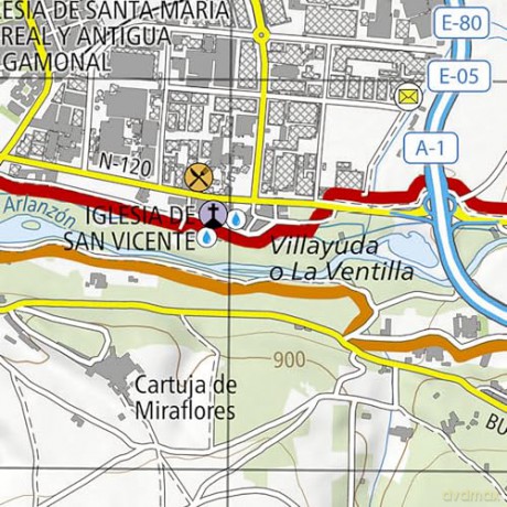 Camino de Santiago - Camino Frances Map 2 of 4 (Santo Domingo de la Calzada to Terradillos de los Templarios): 4003 (National Geographic Trails Illustrated Map) [KSIĄŻKA]