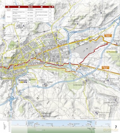 Camino de Santiago - Camino Frances Map 2 of 4 (Santo Domingo de la Calzada to Terradillos de los Templarios): 4003 (National Geographic Trails Illustrated Map) [KSIĄŻKA]