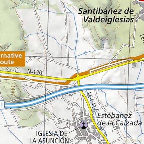 Camino de Santiago - Camino Frances Map 3 of 4 (Terradillos de los Templarios to Ponferrada): 4004 (National Geographic Trails Illustrated Map) [KSIĄŻKA]