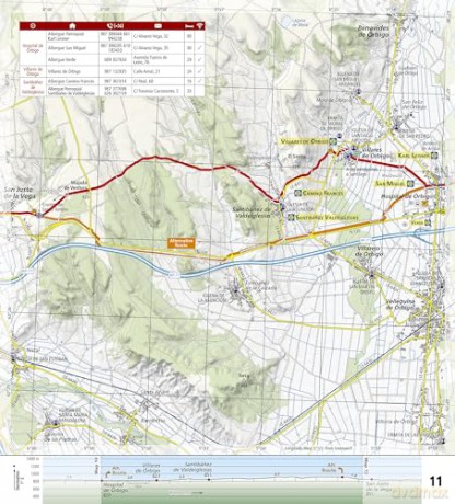 Camino de Santiago - Camino Frances Map 3 of 4 (Terradillos de los Templarios to Ponferrada): 4004 (National Geographic Trails Illustrated Map) [KSIĄŻKA]