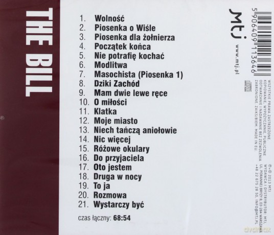 The Bill: Kolory Muzyki [CD]
