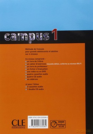 Campus: Livre de l'eleve 1 (Methode de Francais) - Linda Le [KSIĄŻKA]