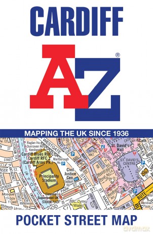 Cardiff A-Z Pocket Street Map - A-Z Maps [KSIĄŻKA]