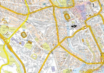 Cardiff A-Z Pocket Street Map - A-Z Maps [KSIĄŻKA]