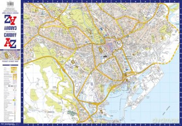 Cardiff A-Z Pocket Street Map - A-Z Maps [KSIĄŻKA]