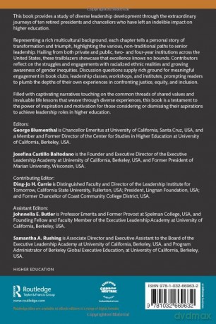 Career Journeys of Diverse Leaders in Higher Education: Climbing the Rough Side of the Mountain - George Blumenthal [KSIĄŻKA]