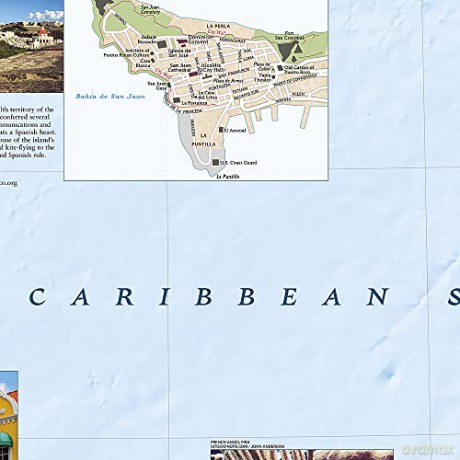 Caribbean Map: Destination Map (National Geographic Destination Map) - National Geographic [KSIĄŻKA]