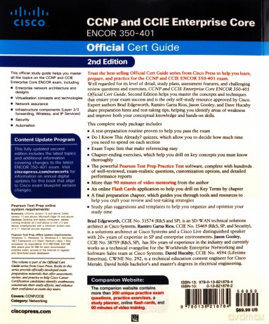 CCNP and CCIE Enterprise Core ENCOR 350-401 Official Cert Guide - Brad Edgeworth [KSIĄŻKA]