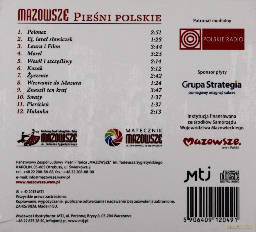 Pieśni Polskie [CD]