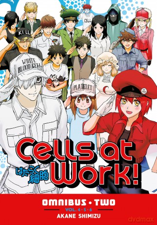 Cells at Work! Omnibus 2 (Vols. 4-6) - Akane Shimizu [KOMIKS]