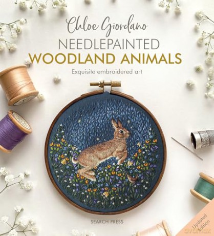Chloe Giordano Needlepainted Woodland Animals: Exquisite embroidered art - Chloe Giordano [KSIĄŻKA]