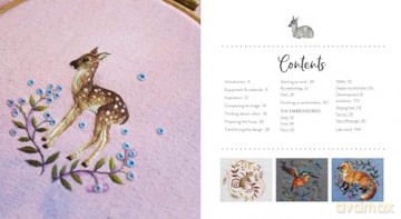 Chloe Giordano Needlepainted Woodland Animals: Exquisite embroidered art - Chloe Giordano [KSIĄŻKA]