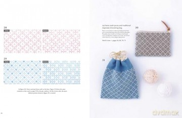 Colourful Sashiko: Includes 49 vibrant designs, essential techniques and stunning patterns - Sashikonami [KSIĄŻKA]