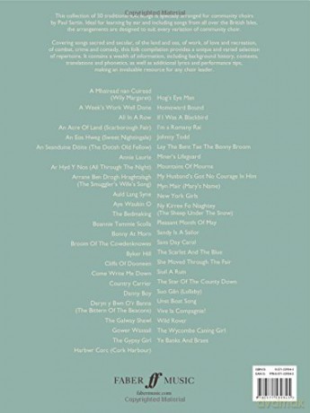 Community Choir Collection: Folk (Mixed Voices, unaccompanied) (Faber Edition: Community Choir) - Paul Sartin [KSIĄŻKA]