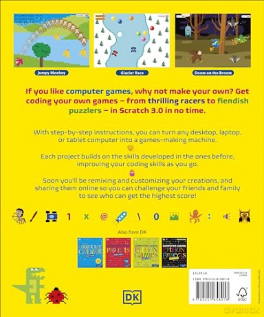 Computer Coding Games in Scratch for Kids (DK Help Your Kids With) - Carol Vorderman [KSIĄŻKA]