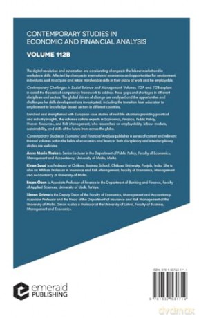 Contemporary Challenges in Social Science Management: Skills Gaps and Shortages in the Labour Market: 112 (Contemporary Studies in Economic and Financial Analysis, V112, Part B) - Anne Marie Thake [KSIĄŻKA]