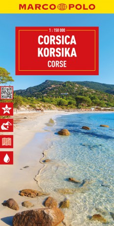 Corsica Marco Polo Map: Marco Polo Highlights (Marco Polo Maps) [KSIĄŻKA]