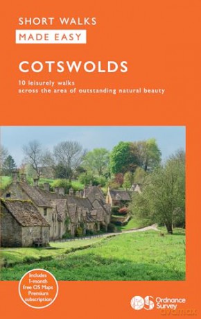 Cotswolds Short Walks Made Easy | Ordnance Survey | 10 Accessible Walks For Everybody | Guidebook | England | Walks | Adventure: 10 Leisurely Walks [KSIĄŻKA]