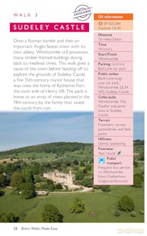 Cotswolds Short Walks Made Easy | Ordnance Survey | 10 Accessible Walks For Everybody | Guidebook | England | Walks | Adventure: 10 Leisurely Walks [KSIĄŻKA]