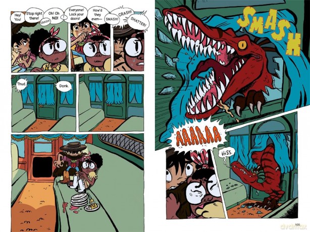 Cowgirls and Dinosaurs: Big Trouble in Little Spittle - Lucie Ebrey [KSIĄŻKA]