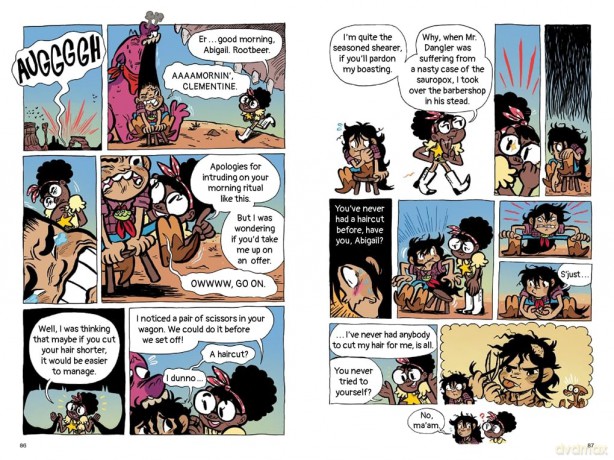 Cowgirls and Dinosaurs: Big Trouble in Little Spittle - Lucie Ebrey [KSIĄŻKA]