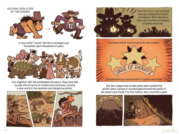 Cowgirls and Dinosaurs: Big Trouble in Little Spittle - Lucie Ebrey [KSIĄŻKA]