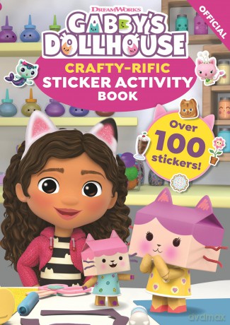 Crafty-Rific Sticker Activity Book (DreamWorks Gabby's Dollhouse) - Official Gabby's Dol [KSIĄŻKA]
