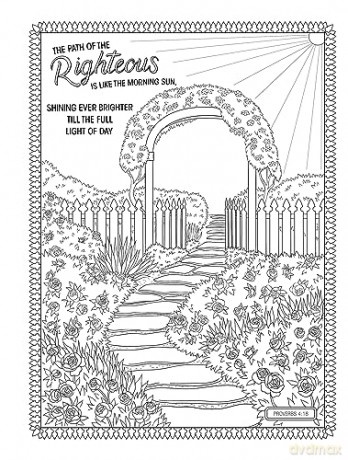 Creative Haven Beautiful Bible Blessings Coloring Book - Toufexis Georg [KSIĄŻKA]