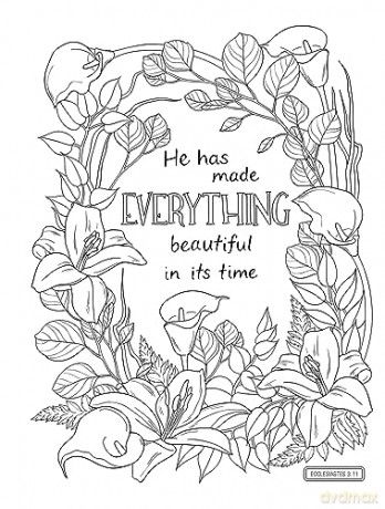 Creative Haven Beautiful Bible Blessings Coloring Book - Toufexis Georg [KSIĄŻKA]