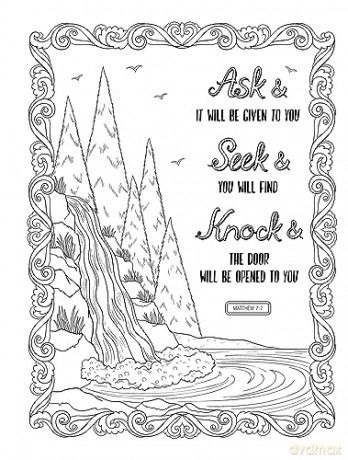 Creative Haven Beautiful Bible Blessings Coloring Book - Toufexis Georg [KSIĄŻKA]