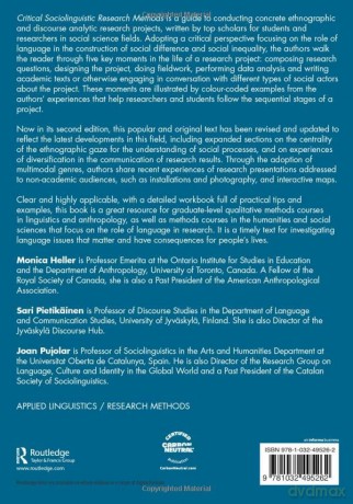Critical Sociolinguistic Research Methods: Studying Language Issues That Matter - Monica Heller [KSIĄŻKA]