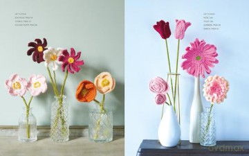 Crocheted Flowers: 30 stylish and realistic blooms to create - Emma Varnam [KSIĄŻKA]