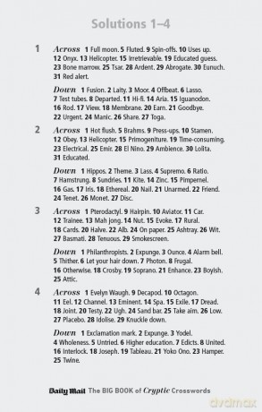 Daily Mail Big Book of Cryptic Crosswords Volume 4: Over 200 cryptic crosswords (The Daily Mail Puzzle Books) - Daily Mail [KSIĄŻKA]