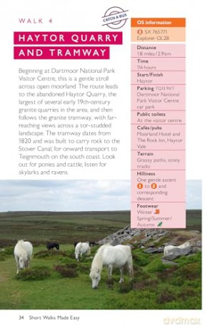 Dartmoor Short Walks Made Easy | Ordnance Survey | 10 Accessible Walks For Everybody | Guidebook | England | Walks | Adventure: 10 Leisurely Walks [KSIĄŻKA]