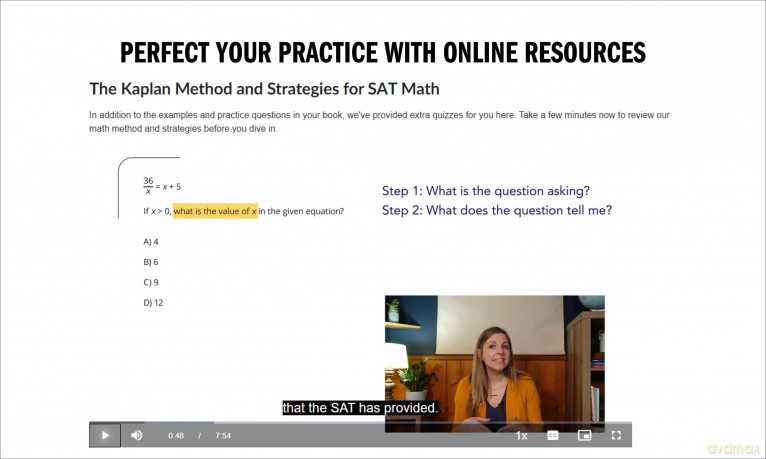 Digital SAT Total Prep 2024 with 2 Full Length Practice Tests, 1,000+ Practice Questions, and End of Chapter Quizzes (Kaplan Test Prep) [KSIĄŻKA]