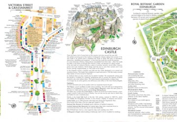 Discovering Edinburgh Illustrated Map: Ideal for exploring - Dominic Beddow [KSIĄŻKA]