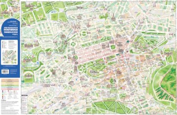Discovering Edinburgh Illustrated Map: Ideal for exploring - Dominic Beddow [KSIĄŻKA]