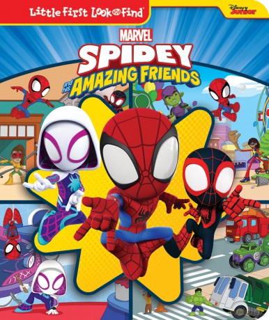 Disney Junior Marvel Spidey and His Amazing Friends: Little First Look and Find - Pi Kids [KSIĄŻKA]