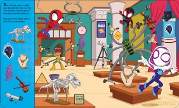 Disney Junior Marvel Spidey and His Amazing Friends: Little First Look and Find - Pi Kids [KSIĄŻKA]