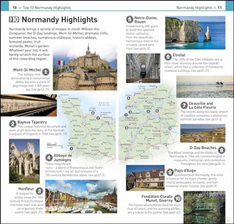DK Eyewitness Top 10 Normandy (Pocket Travel Guide) [KSIĄŻKA]